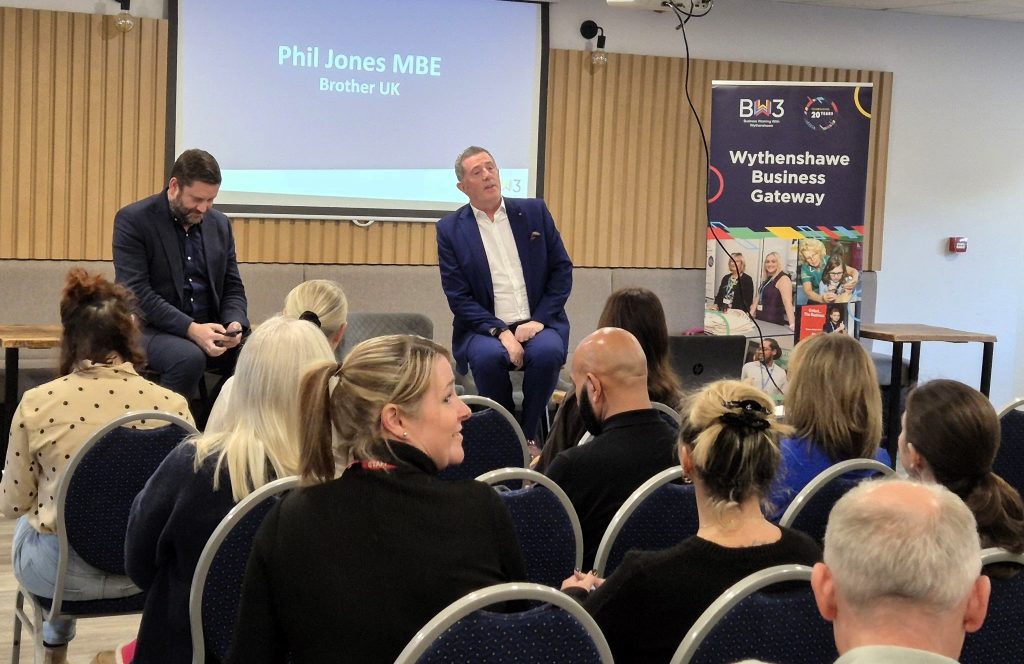 Wythenshawe Business Gateway Welcomes Phil Jones MBE